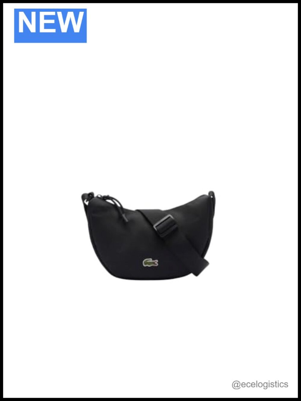 Women's Half Moon Crossbody Purse Recycled Polyester Adjustable Strap